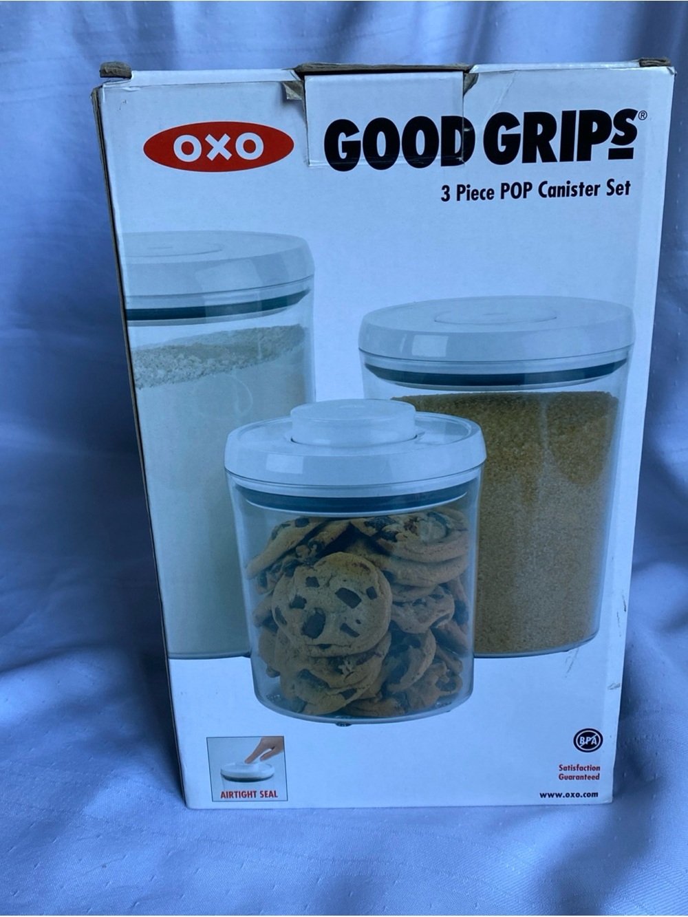 OXO Good Grips 3 Piece POP Airtight Food Storage Container Set